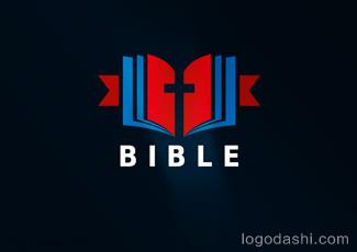 圣经书店标志logo设计，品牌vi设计