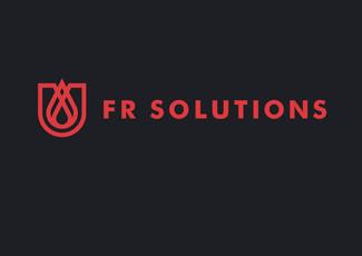 FR解决方案标志logo设计，品牌vi设计