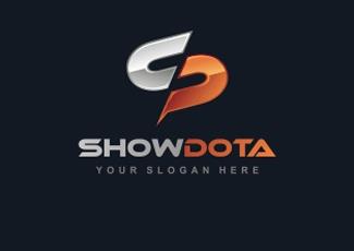 SHOWDOTA标志logo设计，品牌vi设计