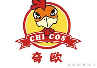 齐欧西餐厅标志logo设计，品牌vi设计