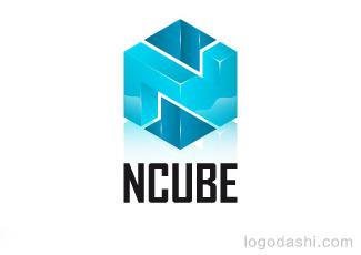 NCUBE图标标志logo设计，品牌vi设计