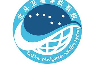 北斗卫星导航系统logo标志logo设计，品牌vi设计