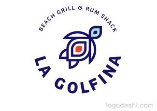 香格里拉Golfina标志logo设计，品牌vi设计