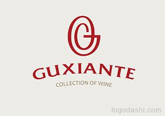 GUXIANTE酒业标志logo设计，品牌vi设计