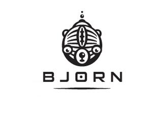 BJORN机器人标志logo设计，品牌vi设计