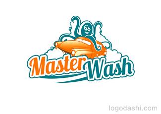 MasterWash商标标志logo设计，品牌vi设计