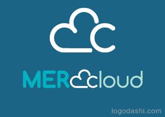 MerCloud标志标志logo设计，品牌vi设计