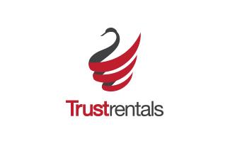 Trustrentals图标标志logo设计，品牌vi设计
