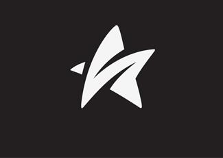 五角星图标标志logo设计，品牌vi设计