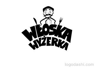 意大利快餐标志logo设计，品牌vi设计