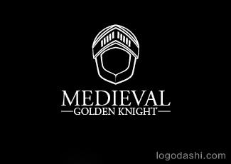 中世纪骑士标志logo设计，品牌vi设计