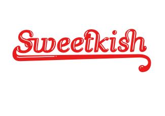 sweetkish字体标志logo设计，品牌vi设计