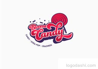 花朵糖果logo标志logo设计，品牌vi设计