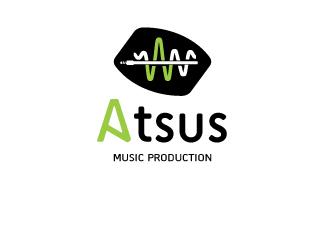 Atsus标志logo设计，品牌vi设计