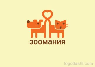 Zoomania宠物店logo图片标志logo设计，品牌vi设计
