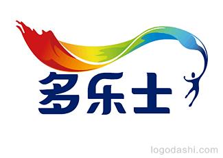 多乐士标志logo设计，品牌vi设计