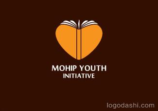 Mohip青年倡议标志logo设计，品牌vi设计