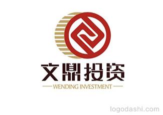 文鼎投资标志logo设计，品牌vi设计
