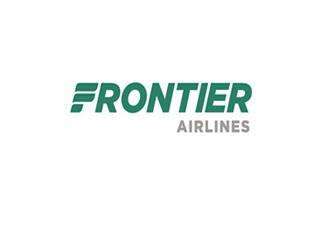 美国边疆航空标识时间标志logo设计，品牌vi设计