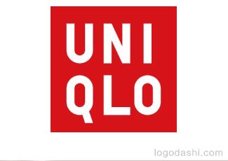 uniqlo优衣库标志logo设计，品牌vi设计