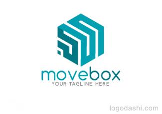 MoveBox商标标志logo设计，品牌vi设计