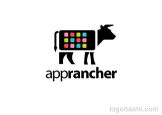 apprancher标志标志logo设计，品牌vi设计