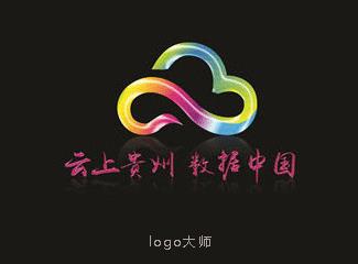 大数据品牌标识“云上贵州”标志logo设计，品牌vi设计