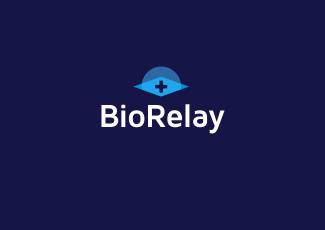 Biorelay制药标志logo设计，品牌vi设计