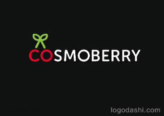 Cosmoberry标志logo设计，品牌vi设计