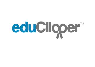 eduClipper标志logo设计，品牌vi设计