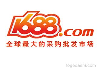 阿里巴巴1688标志标志logo设计，品牌vi设计