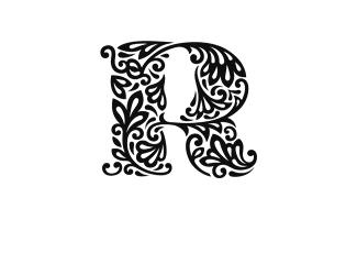 R字母标志logo设计，品牌vi设计