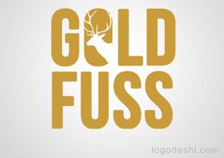 Goldfuss标志logo设计，品牌vi设计