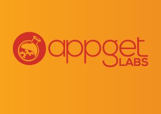 Appget实验室标志logo设计，品牌vi设计