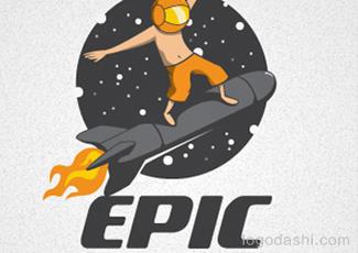 EPIC标识欣赏标志logo设计，品牌vi设计