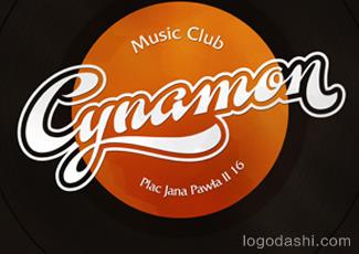 Cynamon字体标志logo设计，品牌vi设计