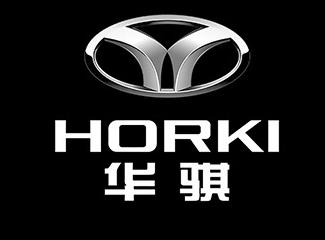 华骐汽车logo标志logo设计，品牌vi设计