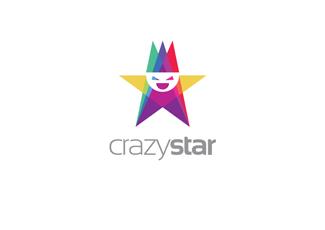 疯狂之星标志logo设计，品牌vi设计