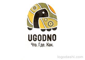 Ugodno乌龟logo标志logo设计，品牌vi设计