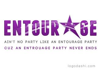 ENTOURAGE标志标志logo设计，品牌vi设计