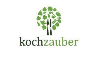Kochzauber烹饪魔术标志logo设计，品牌vi设计