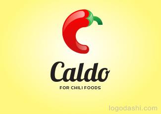 Caldo餐厅标志标志logo设计，品牌vi设计