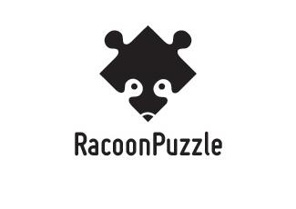 RacoonPuzzle标志logo设计，品牌vi设计