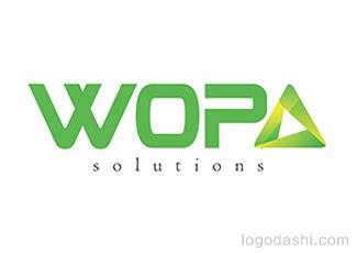 WOPA标志logo设计，品牌vi设计