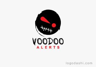 巫毒警报标志logo设计，品牌vi设计