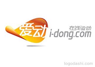 i-dong互联网运动品牌标志logo设计，品牌vi设计
