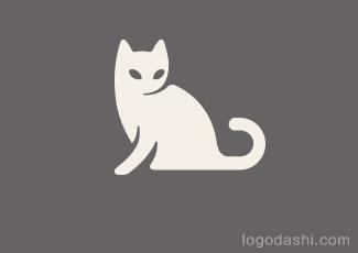 小猫图标标志logo设计，品牌vi设计
