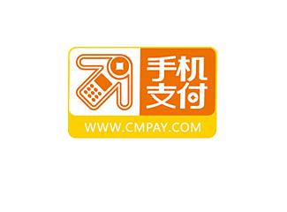 中国移动手机支付标志logo设计，品牌vi设计