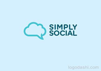 简单的社会标志logo设计，品牌vi设计