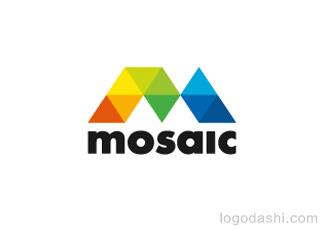 MOSAIC标志标志logo设计，品牌vi设计